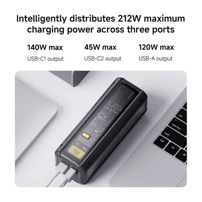 Xiaomi 212W Hypercharge Power Bank 25000mAh - 5V / 3A / 212W view 1